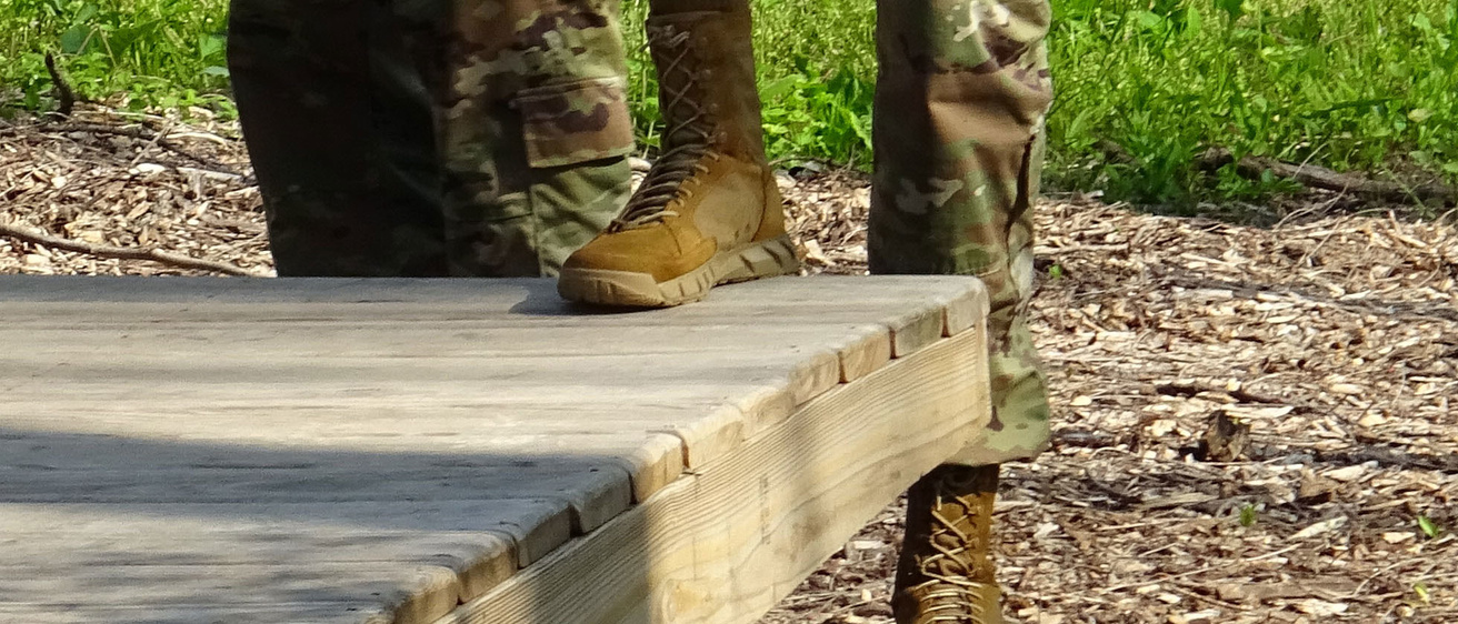 Cadet Boot on Balance Platform