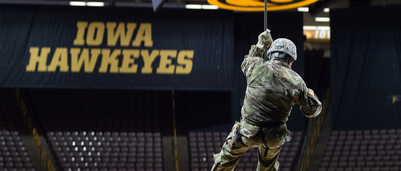 Army Cadet Rappelling at Carver